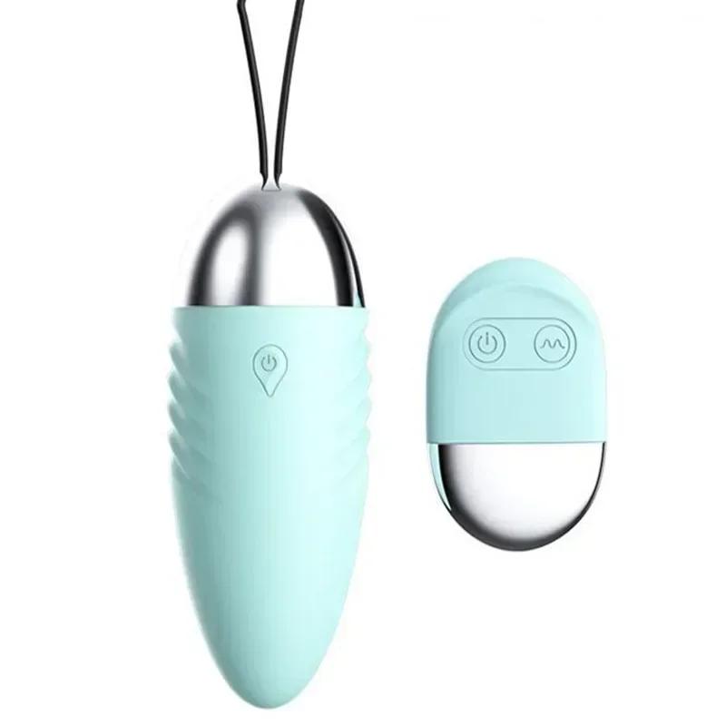 Wireless Lazy Vibrator Silent Heated Multi-Frequency Vaginal Sex Toy. Remote Control Clitoral Orgasm Adult Products