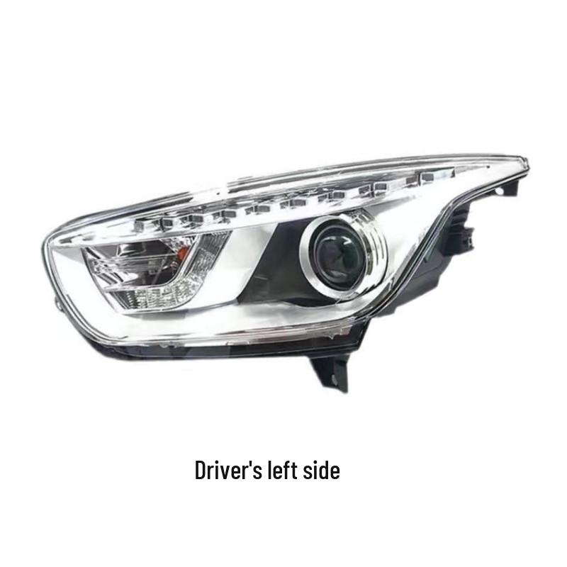 Compatible LED Headlight Assembly for 13-16 FAW Besturn X80 11-line, Left, Standard