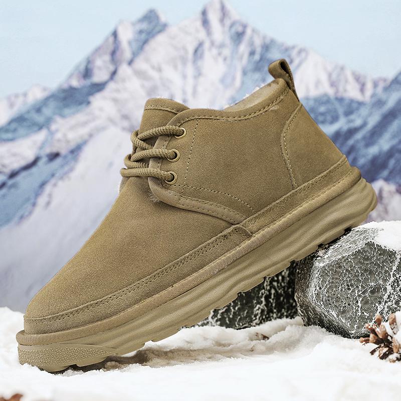 FashionWinter Warm Snow Boots Minimalist Barefoot Trainers Waterproof Barefoot Shoes Casual Ankle Boots Closure Trail Running Shoes