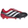 Adidas Predator Precision FG Czarne Białe Kolekcjonerska Czerwień Buty Unisex Core-Black Cloud-White JS0572