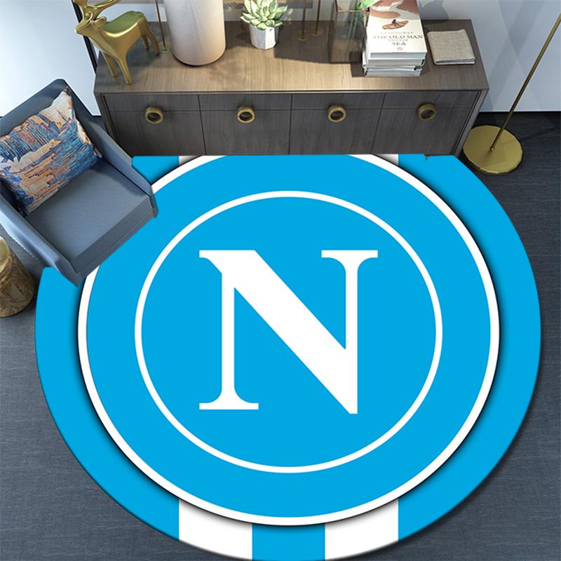 Napoli Round Area Rug Under Office Chairs Bedroom Living Room Home Decor