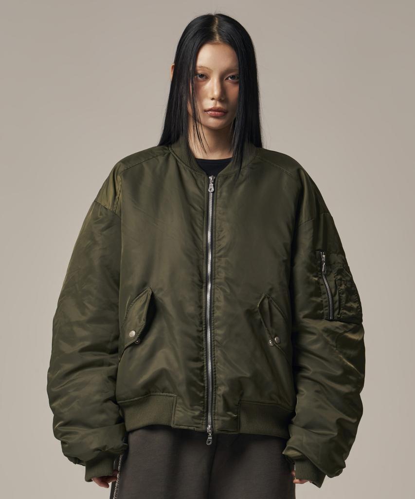 Idws Plane Shirring Ma-1 Khaki