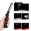 360° Folding Magnetic COB Handheld Work Light with Multi-functional Red Warning Light