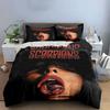 Scorpions Logo Tongue Design Bedding Duvet Cover Set Duvet Cover Pillowcases  (1*Duvet Cover 2*Pillowcases, without duvet insert)