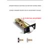 Home Use 304 Stainless Steel Square Handle Door Lock Magnetic Absorption Keyless Indoor Bathroom Silent Door Knob Lock