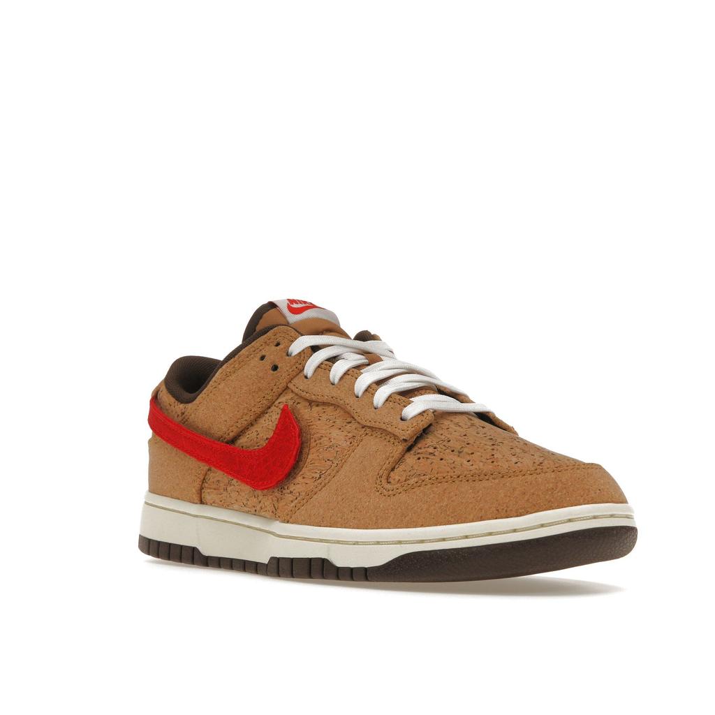 CLOT x Nike Dunk Low SP Cork Unisex Sneakers Brown Natural Flax FN0317-121
