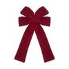 Red Christmas Bow for Tree Decorative Large Christmas Tree Bow Velvet Bow for Holiday Front Door Festival Staircase Xmas