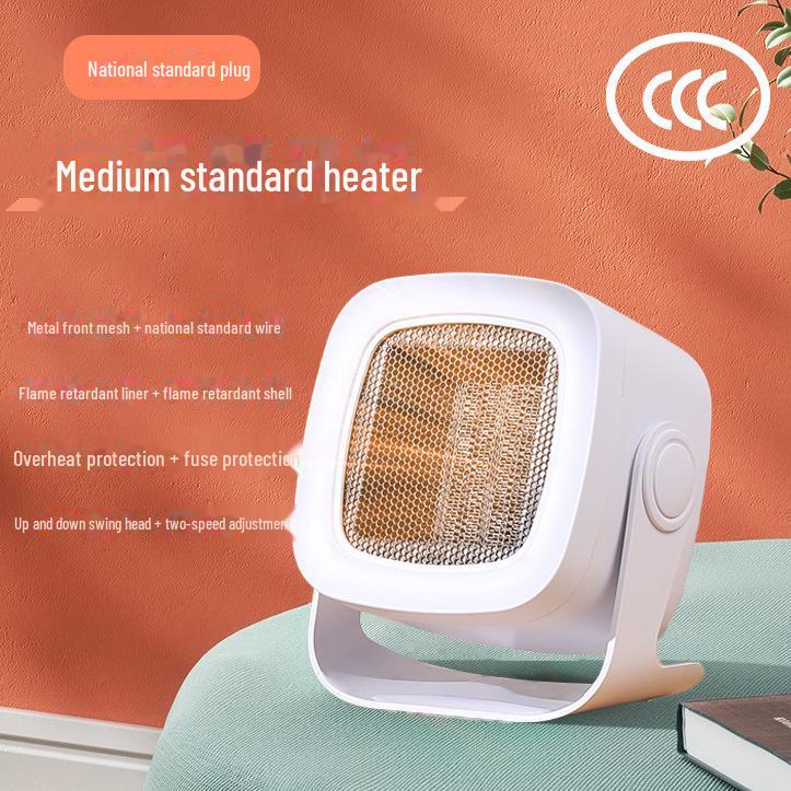 

Компактный настольный керамический нагреватель PTC – Совместимость с вилками разных стандартов (ЕС / США / Великобритания)