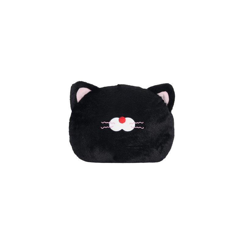 

Black Cat Car Headrest Comfortable Plush Seat Cushion Car Seat Decoration Cushion Back Headrest