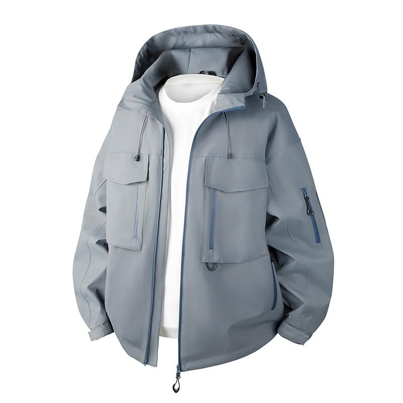 Men's coat 2025 new jacket jacket jacket fashion trend loose casual windproof
