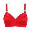 Large size thin without steel ring underwear, comfortable gathering, breathable bra, middle-aged and elderly bra