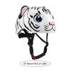 Kids Bike Helmet Tiger Pattern Adjustable Scooter Hard Hat Boy Helmet for Kids Ages 2-6 Daily School Outdoor Cycling Commute