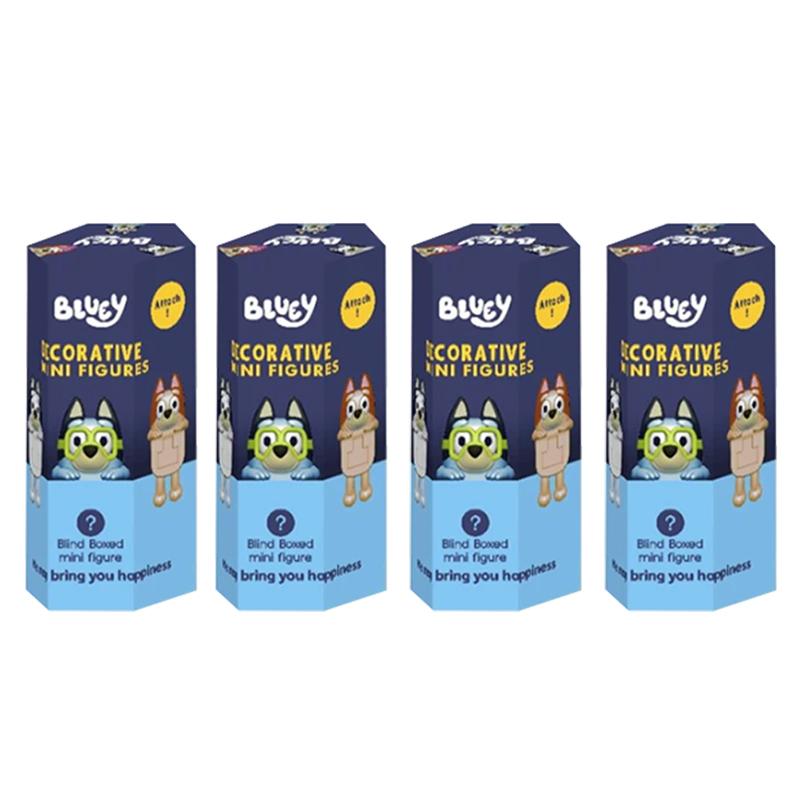 

Гаряча Серія Bluey Коробка Мила Мультяшна Аніме Фігурка Модель Лялька Прикраса Ідеальний Подарунок Дитині на День Народження Різдво
