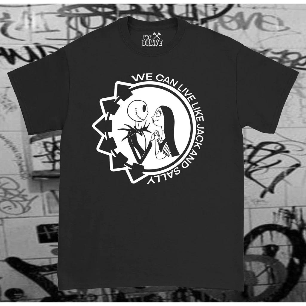 Blink“Jack and Sally I Miss You” Pop Punk Rock T-Shirt, printed on a new shirt. S
