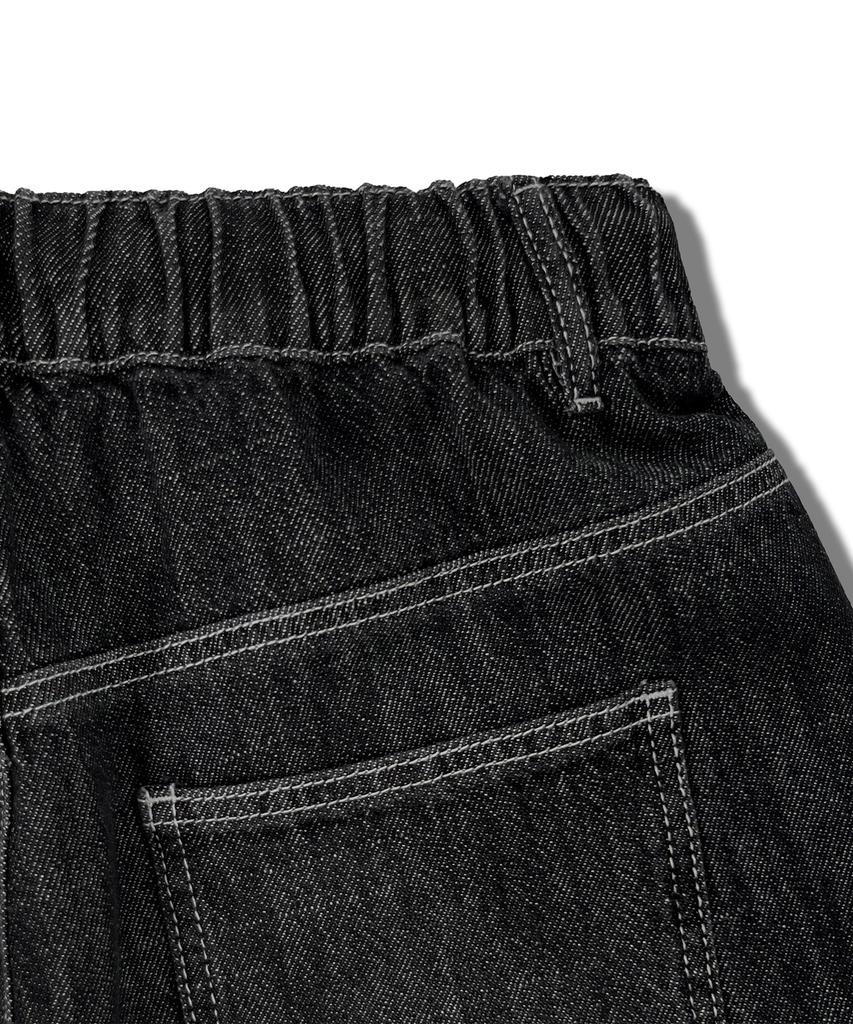 Eonoideu Basic Washed Denim Bermuda Shorts Lq2Du383_Black
