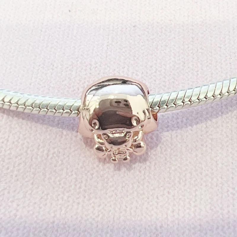 925 Silver,Cartoon Cute Cat,Dog Bead Pendant,Suitable for Original Bracelet DIY Accessories,Exquisite Jewelry
