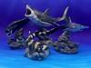 GACHA Ecological Atlas FIGURE MINI Shark Hammerhead Shark Hammerhead Shark Deep-Sea Creatures ACTION Figure Model Toys