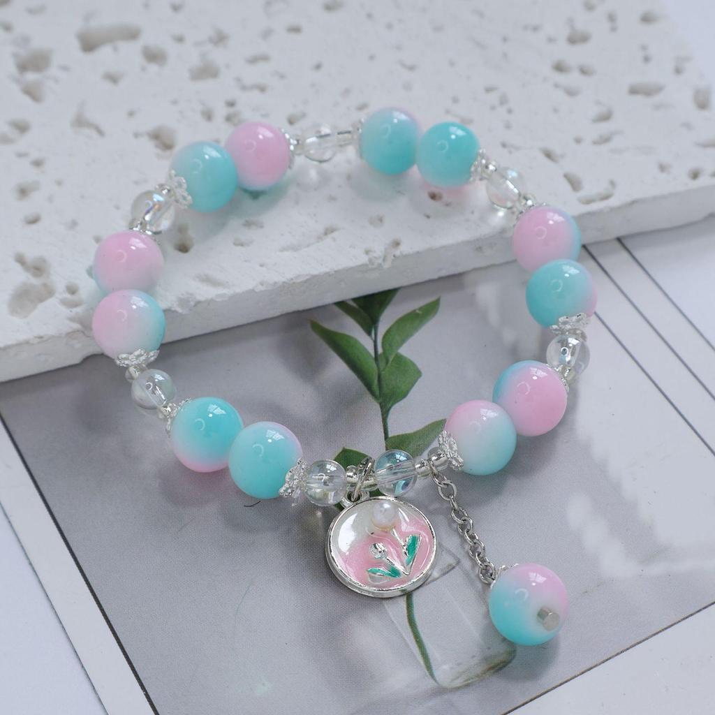 Mori Style Mermaid Crystal Bracelet – Versatile Niche Design for Women, Ideal for Students and Best Friends