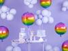 Balony Pastelowe Fioletowe Urodziny 12Cm 100Szt.