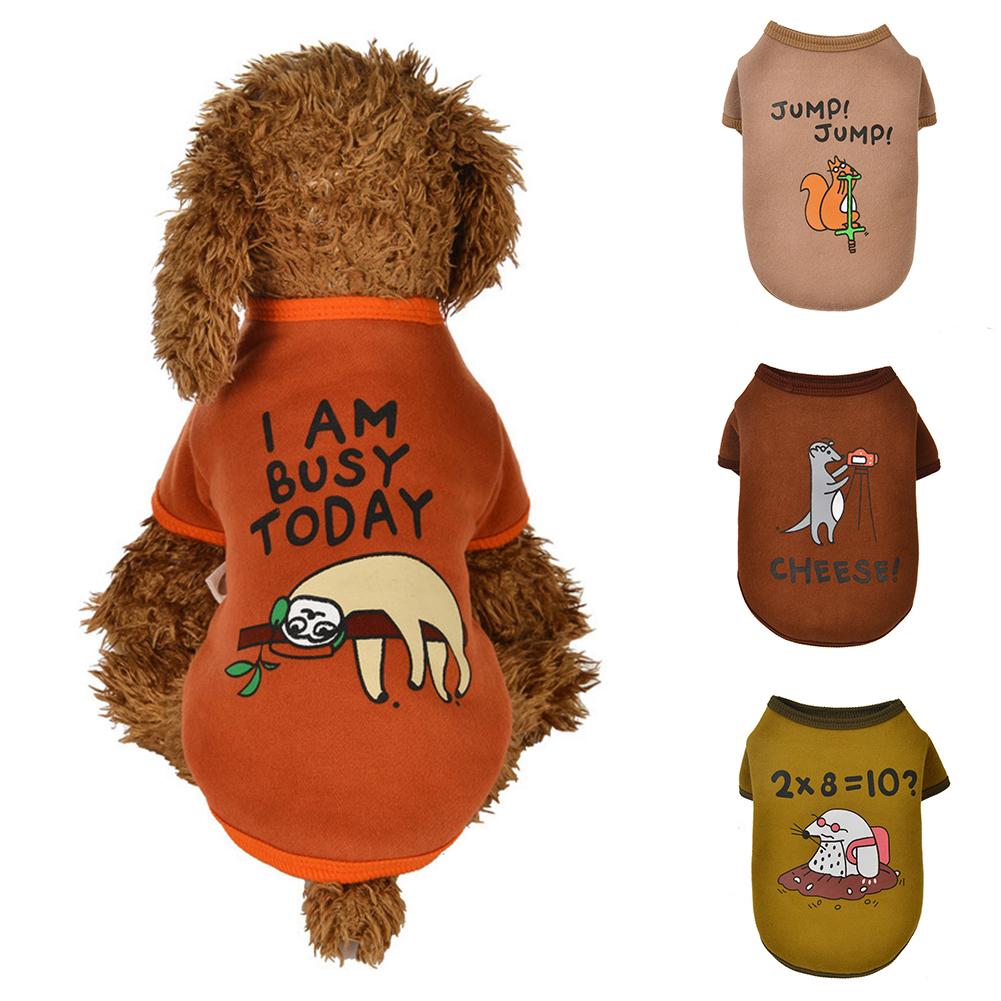 Buy Pet Cloakroom Puppy Mouse Fox Pet Dog Print Jacket Costume Winter