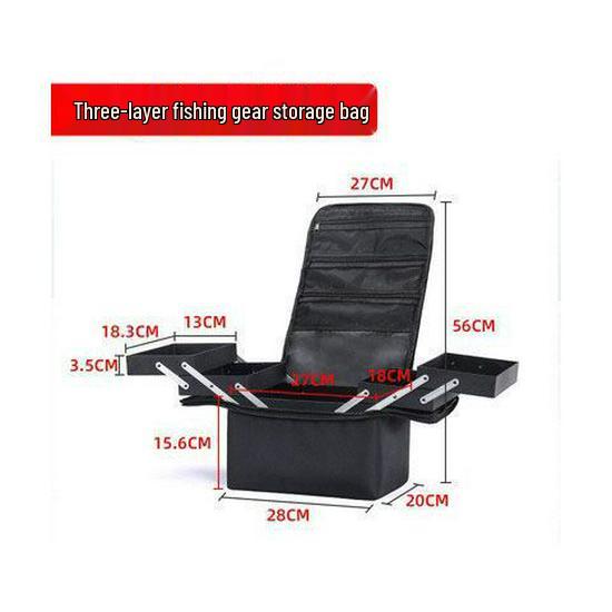 A1R Fishing Gear Storage Box with Line Set and Accessories