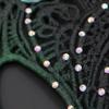 Half Face Lace Mask Masquerades Mask Eye Mask With Gradient Design Perfect For Halloweens And Cosplays