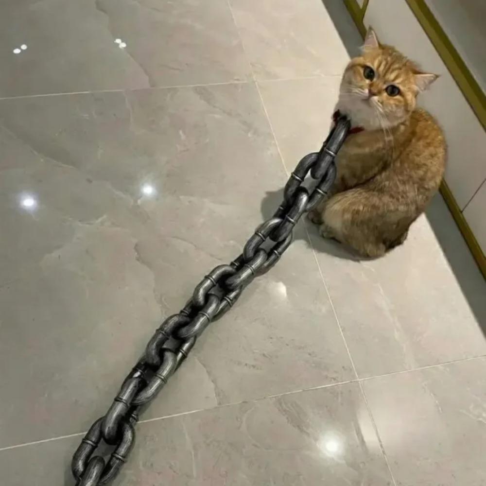 Old Style Simulation Dog Chain Plastic Pet Leash Pet Supplies Dog Tractions Rope Cat