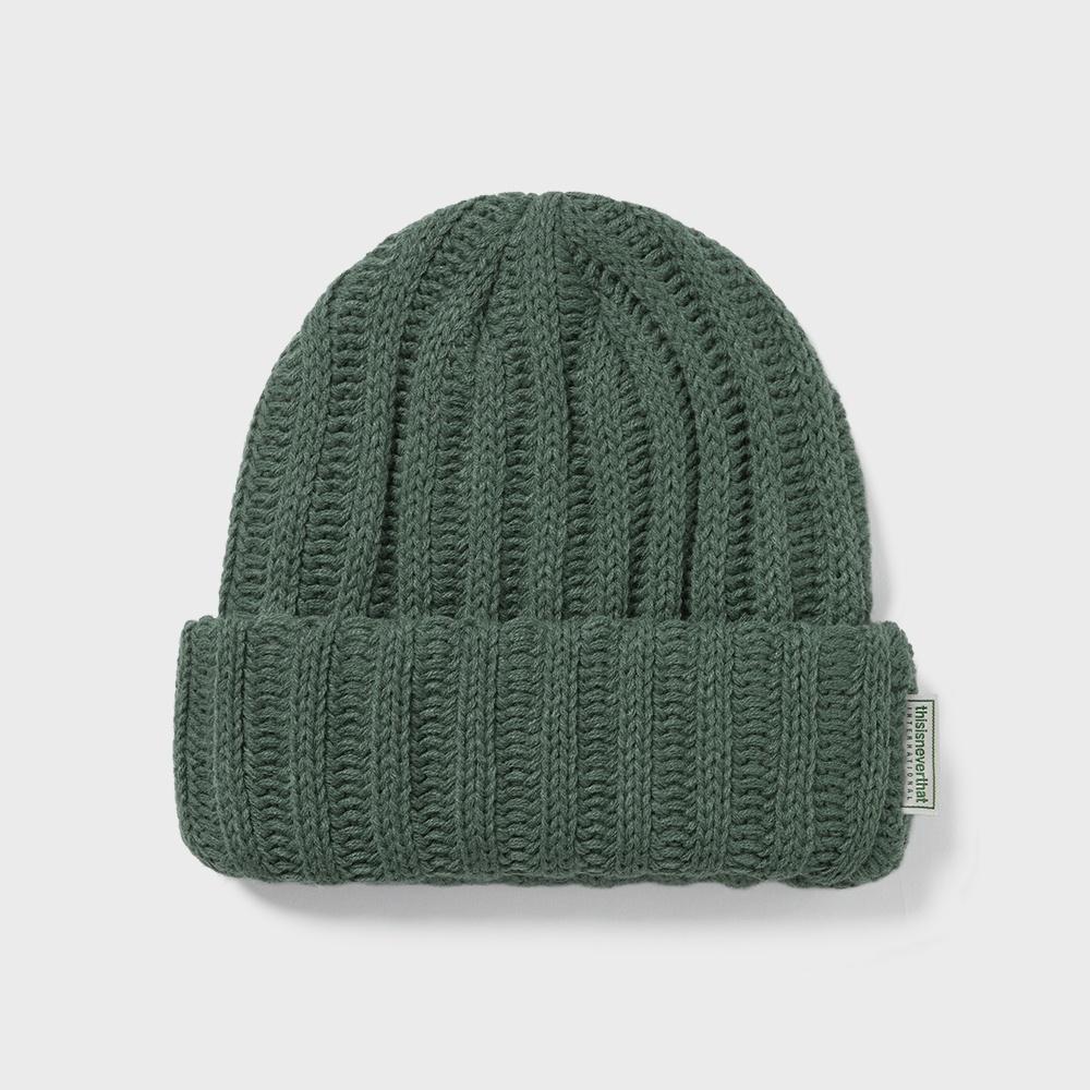 Эта никогда не бывает такой низкой плотности вязания шапка-бини в рубчик Мох F