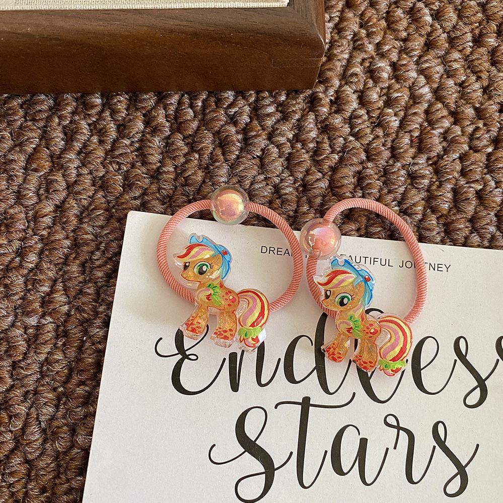 2025 New Style Girls' Little Pony Hair Ties – Cute, Gentle Hair Rings for Babies and Girls
