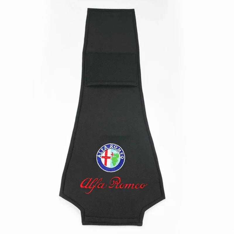 Anti-dust Car Headrest Cover Neck Pillow Case for Alfa Romeo Giulia GT 147 155 156 159 Mito Giulietta Stelvio Brera 166 Interior def789