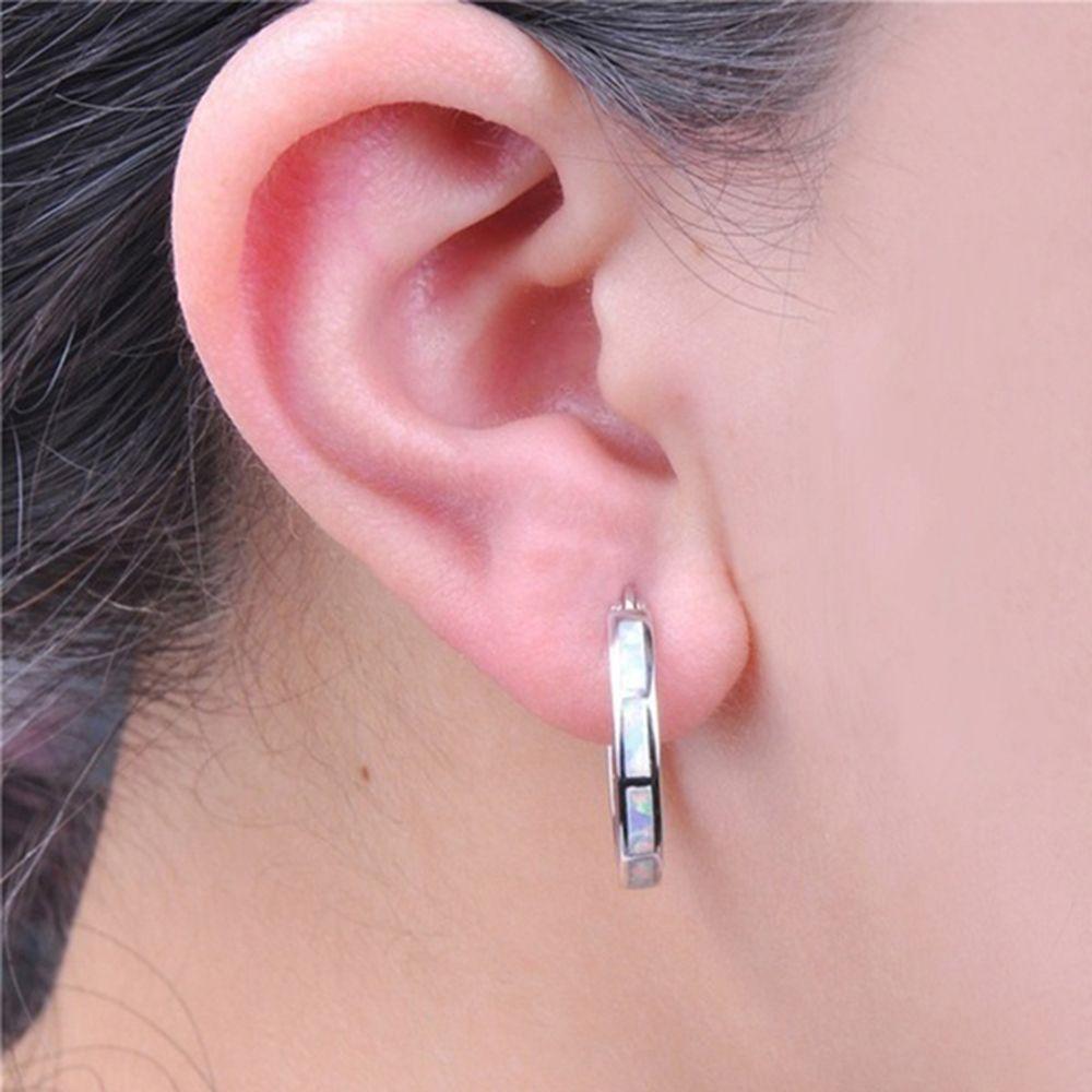 Earrings Alloy Gallstone Earrings Slimming Earring Healthy Stimulation Acupoint Weight Loss Hoop