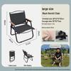 Portable Foldable Camping Table & Chair Set - Lightweight Roll-up Design for Outdoor Picnics and Camping