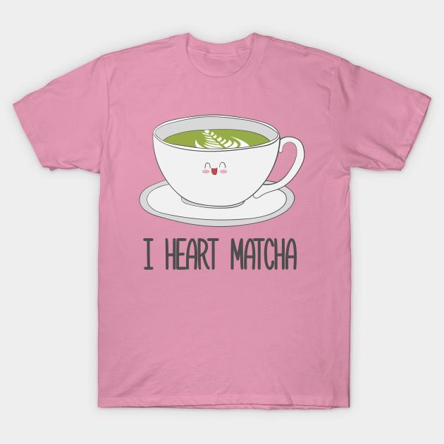 Dámské tričko Miluji Matcha Matcha Čaj Harajuku Potisk Kawaii Tričko Léto Krátký Rukáv Dámské Tričko Top
