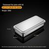 JINGRUIXIANG Stainless Steel Rectangular Food Storage Tray with Lid