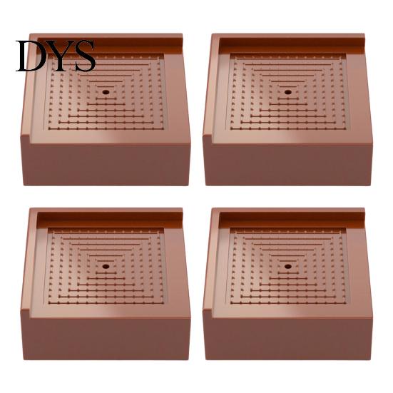 Anti-slip Furniture Block 4Pcs Risers Shock Absorbing Heavy Duty Bed Desk Cabinet Sofa Height Adjustable Chair Legs Refrigerator Dryer Washing Machine