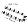 1pcs Crystal Glass Sew On Rhinestone Chain Marquise Shape Crystal Rhinestone Chain  For Accessories