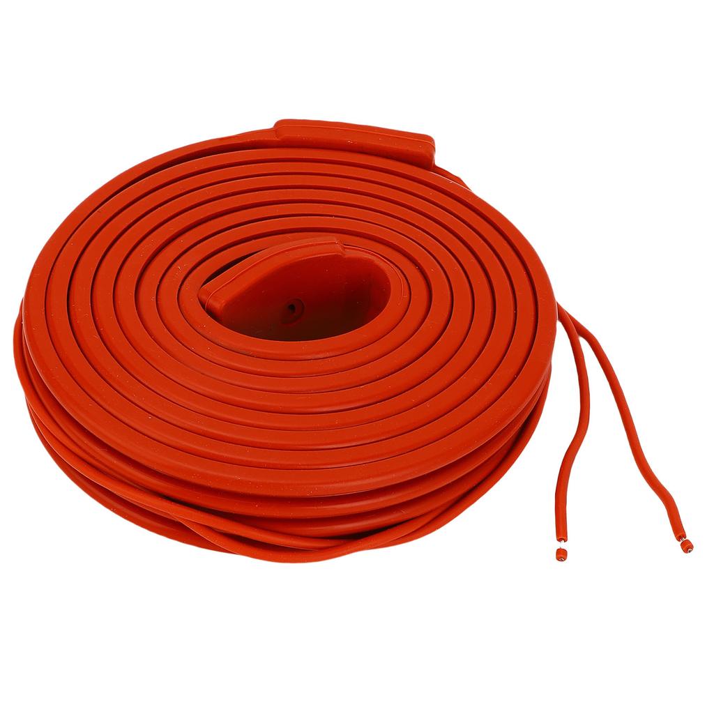 Water Pipe Heat Tape Water Proof Flexible Silicone Freeze Proofing Trace Cable for Home Pipes Roof RV Outdoor