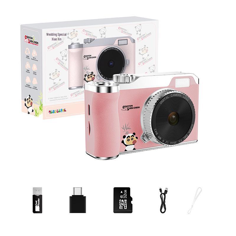 Portable Retro Crayon Shin-chan HD CCD Camera for Students