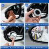 YUENTOEN Car Blind Spot Mirror Spiral Suction Cup Rearview Mirror 360 Degree Angle Adjustable Rotating Vacuum Adsorption Easy Installation Accide