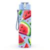 1PC Watermelon Slice Summer Fruit Print 750ml Color Plastic Sports Water Bottle Leakproof Flip Straw Lid Suitable for Sports Office Home Use