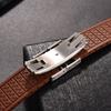 Premium Grade Curved End CTS FKM Rubber Watch Band 20mm 22mm Quick Release Butterfly Buckle Waterproof Soft Flexible Diver Style