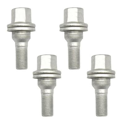 Satz mit 4 korrosionsbeständigen Radschrauben 17 mm Schlüsselweite Passend für 206 308 2008 Fahrzeuge 540567 940684 9682405080 9817024580