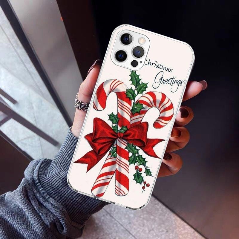 Christmas Santa Claus Present Phone Case For iPhone 17 Air 16 15 Pro Max 14 Plus 13 Mini 12 11 Cover 7 8 SE Silicone Shell Print