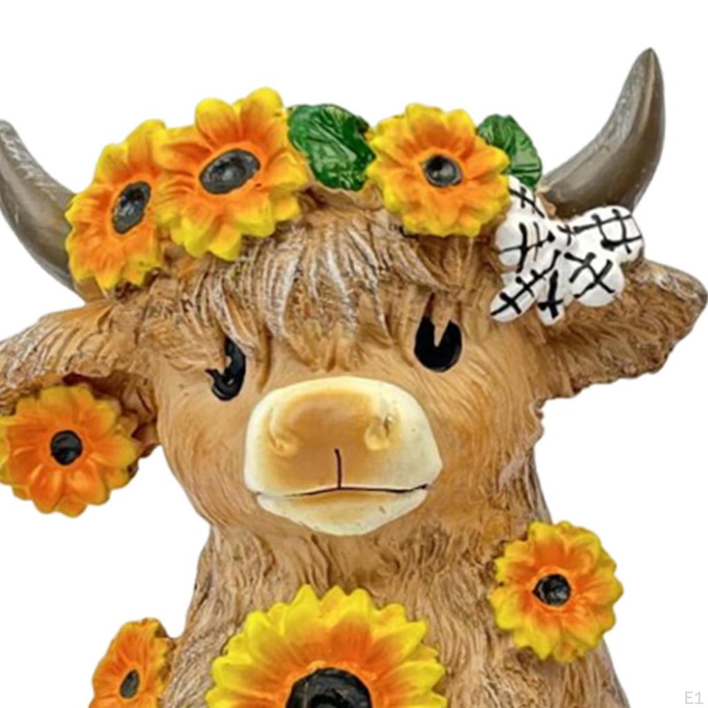 Calf Figurine Flower Pot for Home Decor And Gardening