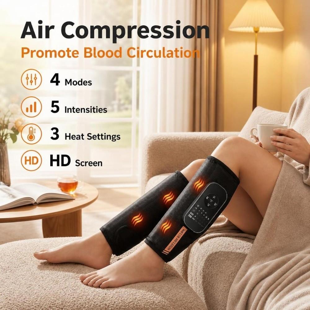 Promote Blood Circulation Wireless Leg Massager 4 Modes Electric Calf Massager  Calves
