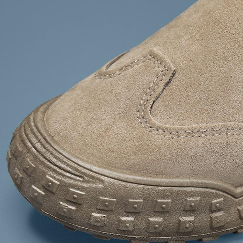 Classic Men's Casual Shoes Spring New Retro Thickness Work Shoes Lightweight Comfortable Flat Shoe Male Sneakers Loafers Zapatos