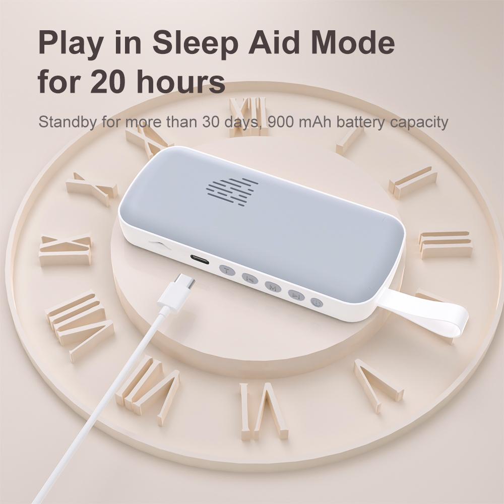 SMB-03 Bone Conduction Sleep Speaker Mini Wireless Bluetooth-Compatible Under Pillow Speaker