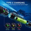 Diving LetonPower 2000 Lumens Underwater 100m Diving Charging Diving Underwater Spotlight Long Shot Diving Light Light, Light, Light, Type-C Light,