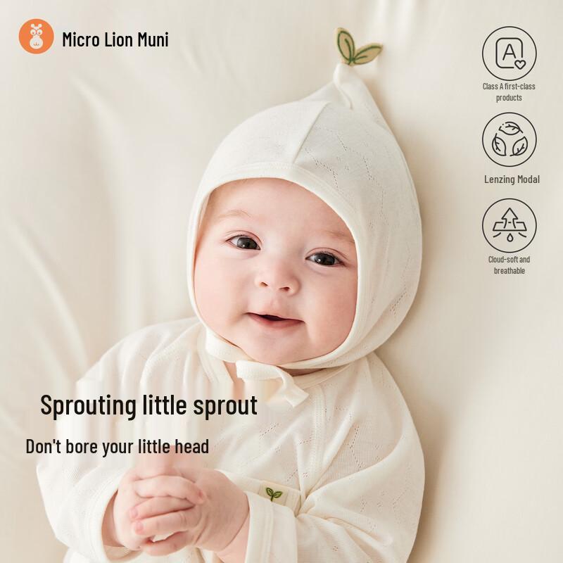 Wismorni Summer Thin Breathable Baby Hat with Ear Protection