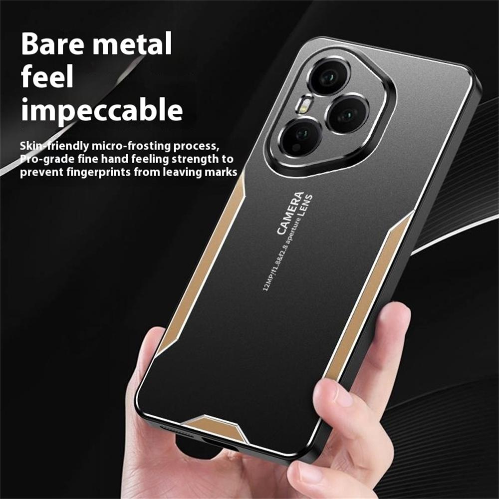 For Honor 400 Pro 5G (Global) Phone Case Aluminium Alloy TPU PC Back Cover